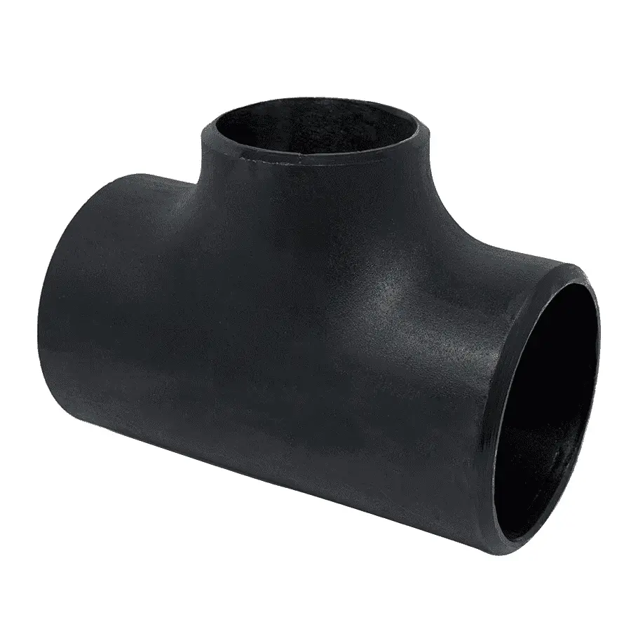 black steel pipe tee
