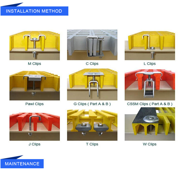 FRP/GRP Grating Fiberglass Reinforcement Plastic Grating