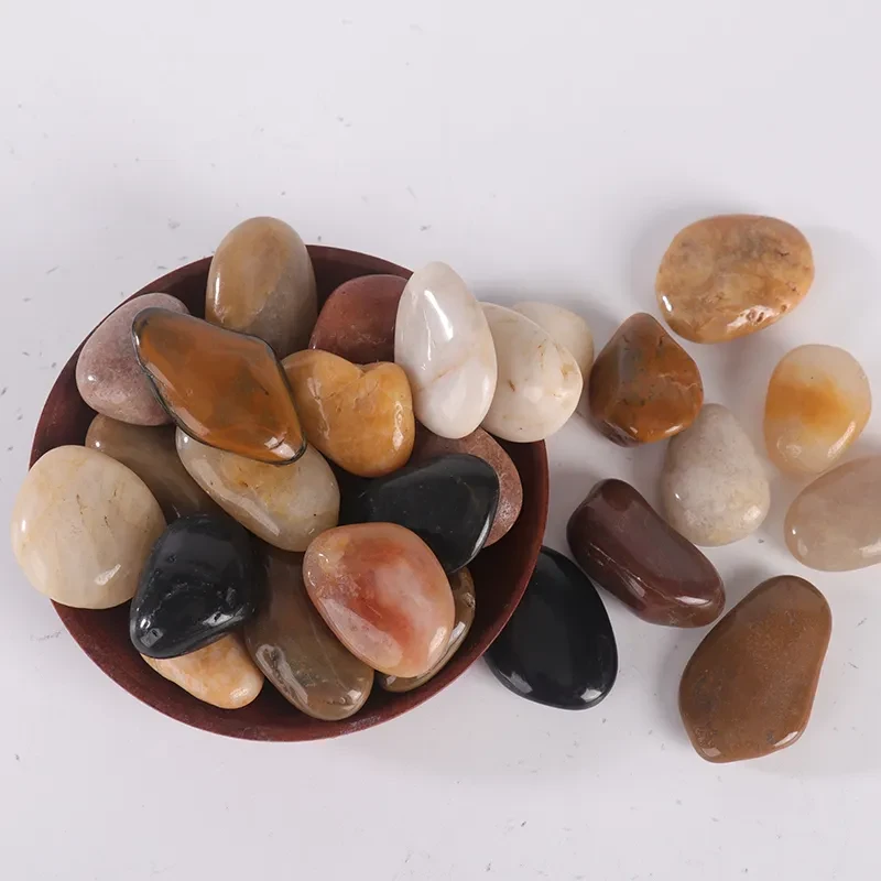 Transforming Outdoor Spaces with Colourful Stones for Decoration