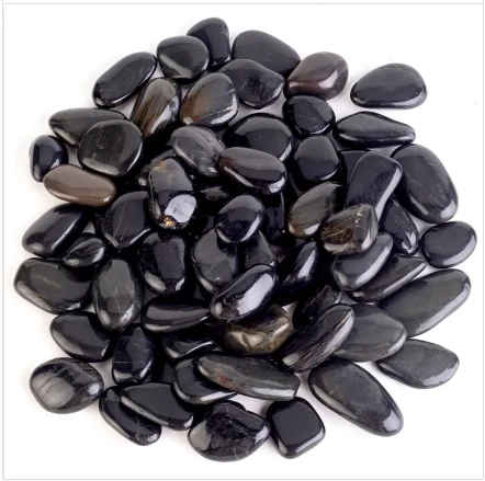 Elevate Your Landscape with Stunning Black Pebbles