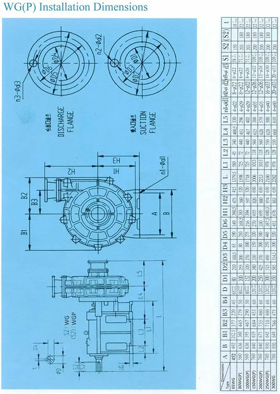 WG Slurry Pump