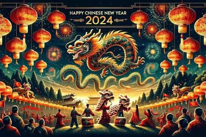 Back to work from 2024 Chinese Dragon New Year Holiday