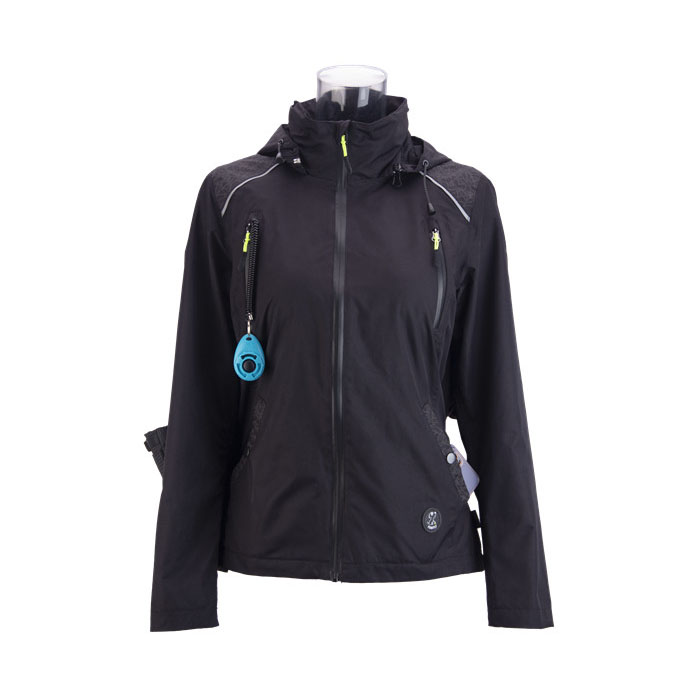 Outdoor dog trainer gear ladies jacket with reflective function