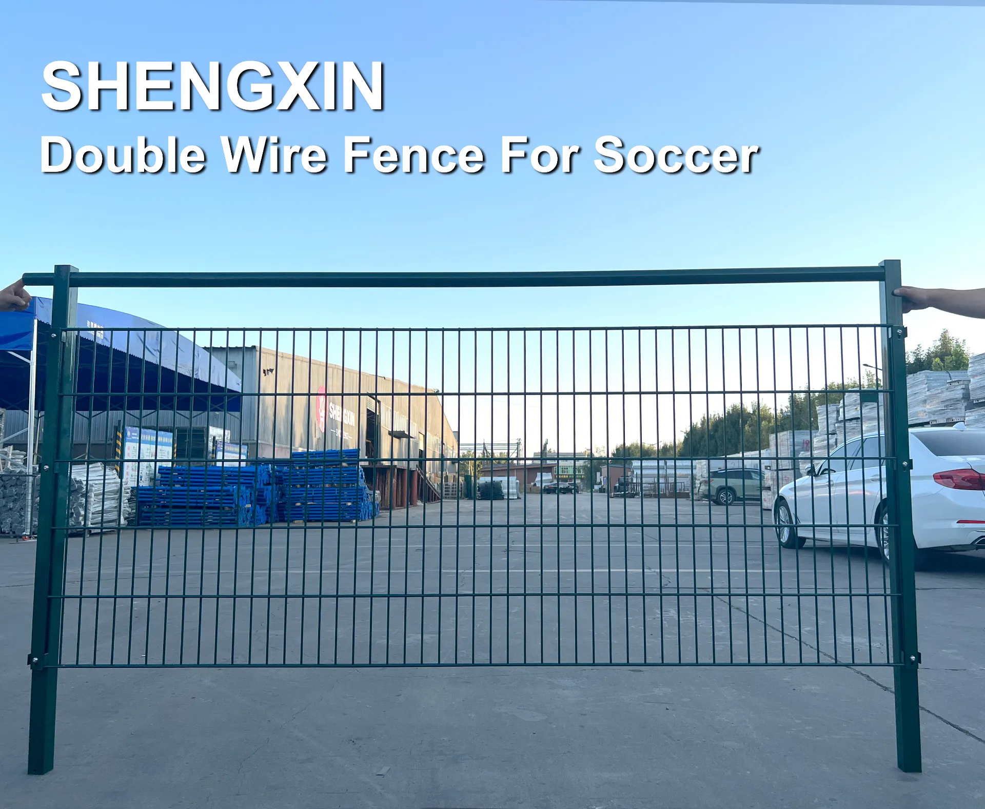 Football Pitch Fence Iron Welded Wire 656/868 Mesh Fence Panel