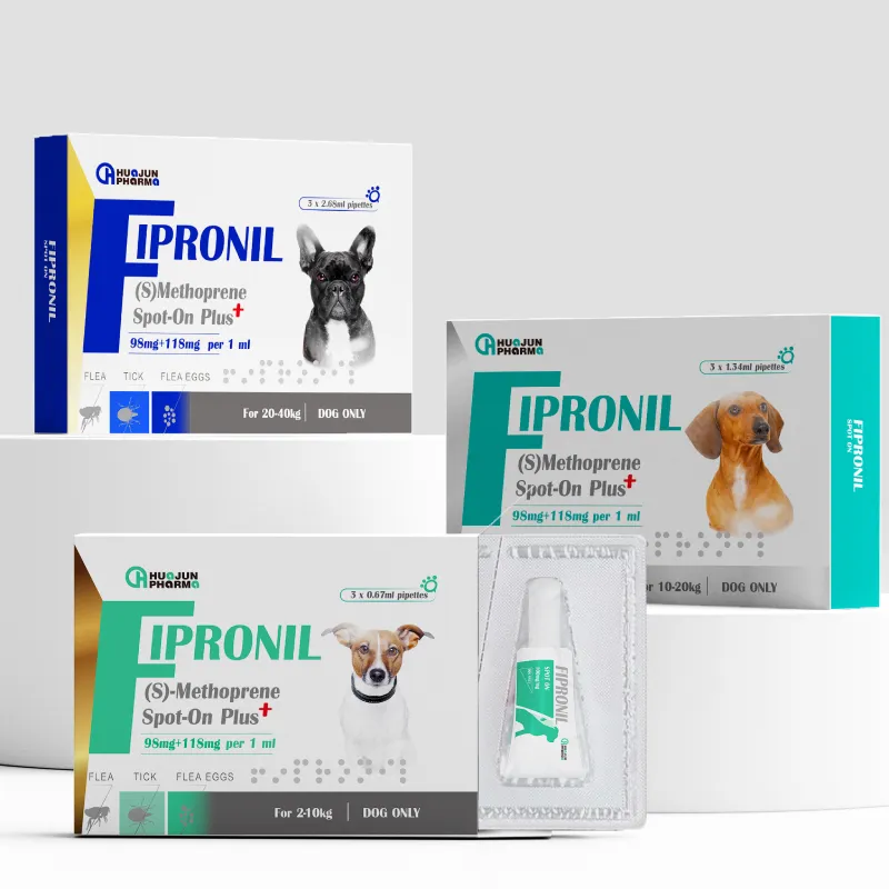 Aniti External Parasites Product Fipronil & S-methoprene Spot On Plus For Dog Flea And Tick Treatment