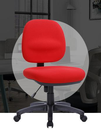 Armless ergonomic chair