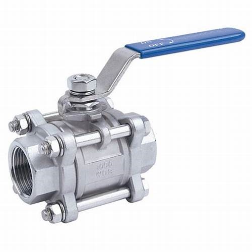 3pc Dn-50-600mm Stainless Steel Ball Valve