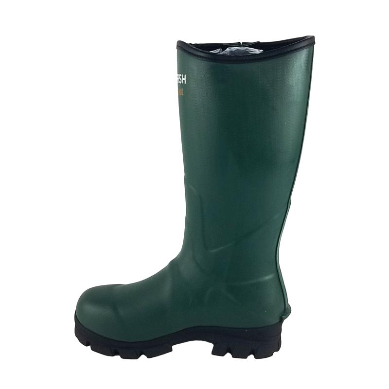 Neoprene waders with gripping soles provide traction on slippery surfaces. Neoprene waders with gripping soles provide traction on slippery surfaces.