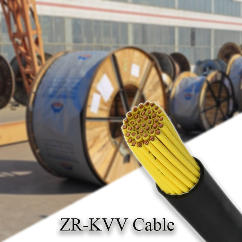 450/750V YY SY CY ZR-KVV FIRE RESISTANT PVC Insulated and Sheathed Solid Conductor Control Cable