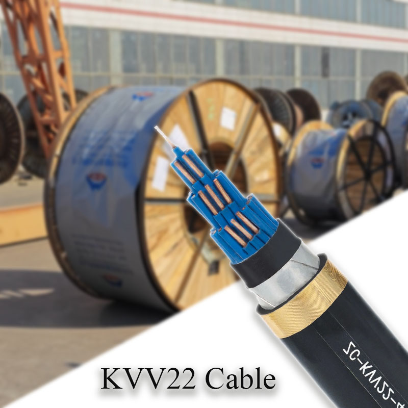450/750V YY CY SY KVV22 PVC Insulated and Sheathed Steel Armoured Control Cable