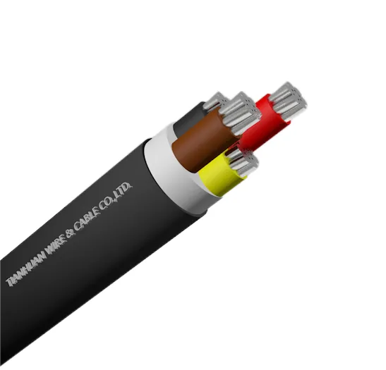 NA2XY 0.6/1kv AL conductors XLPE insulated and PVC sheathed power cable