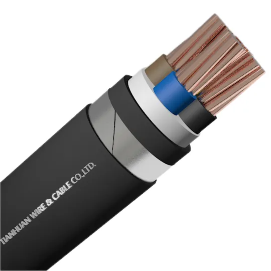 NYBY 0.6/1kv Cu conductors PVC insulated STA and PVC sheathed power cable