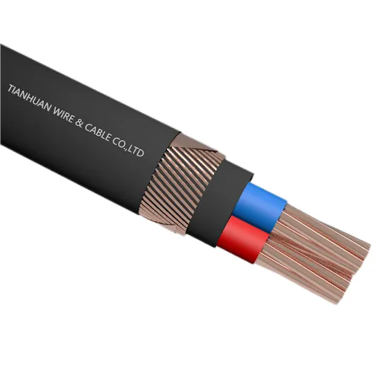 NYCY 0.6/1kv Cu conductors PVC insulated and sheathed ,with concentric protective Cu conductor power cable