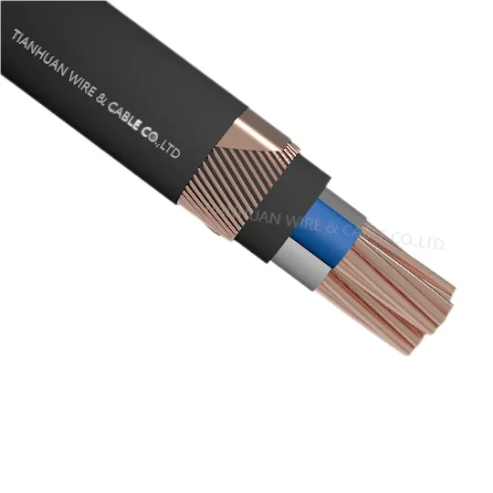 N2XCY 0.6/1kv Cu conductors XLPE insulated ,Copper wire screen shield and PVC sheathed power cable