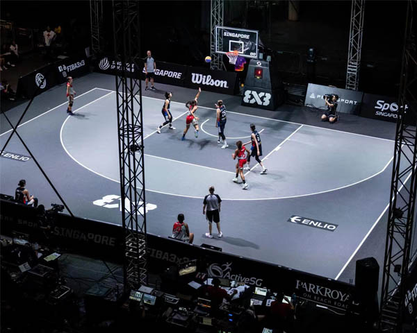 Low-Glare Table Tennis Flooring – Anti-Reflective Texture for Competition Lighting