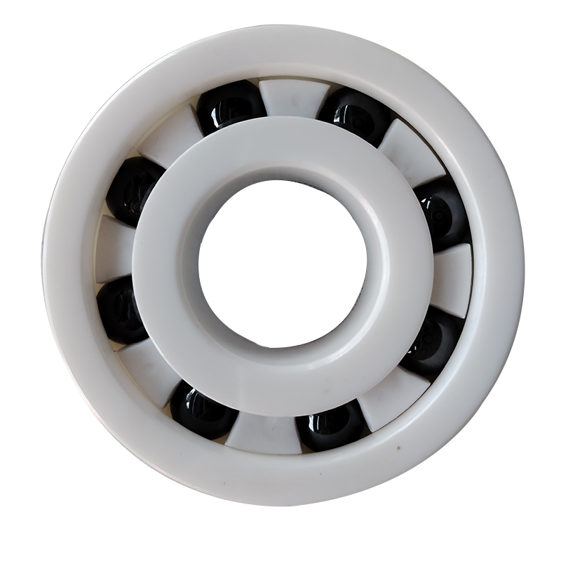 ZrO2 inner and outer ring and Si3N4 ball PTFE Cage Ceramic Deep groove ball bearing  6403 6405