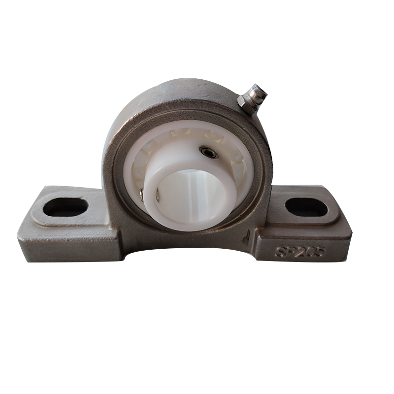 Composite material  UCSP205 Stainless steel pillow block  and ZrO2 ceramic bearing