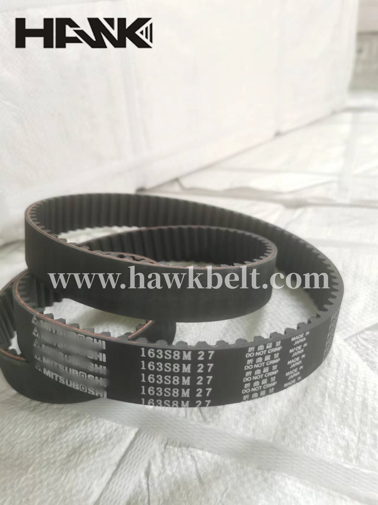 China Factory Auto timing belt 13568-79095/13568-74011 car belt 163s8m27 for Toyota