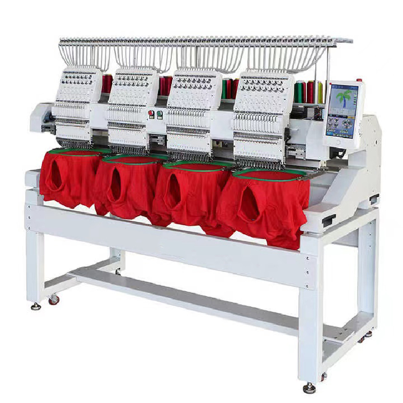 High quality 4 head 15 needle 9/12/15 colors embroidery machine four heads 16 needles prize 4 head embroidery machine