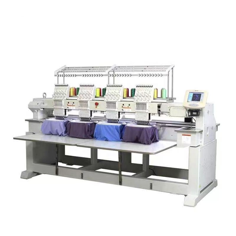 Embroidery Machines Computerized 4 head 12 needle New Second Hand Embroidery Machine