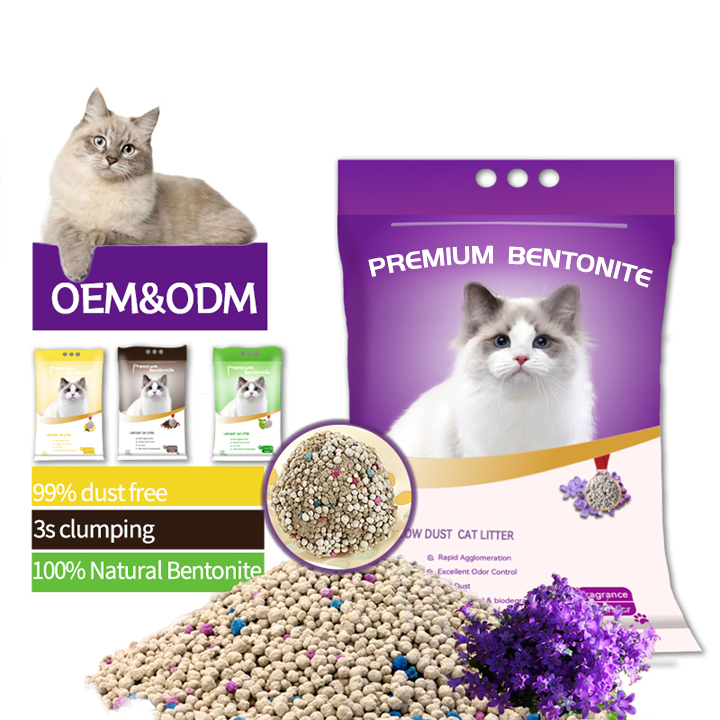 Bentonite cat litter is suitable for home use