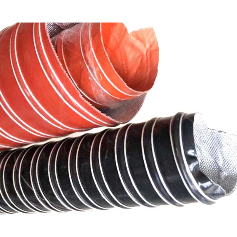 SILICONE COATED GLASS FIBER DUCT