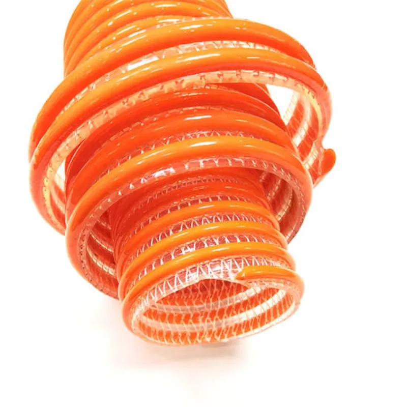 Air compressor hose made of polyurethane. Air compressor hose made of polyurethane.
