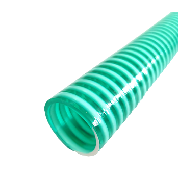 High-pressure PVC tubing is braided for strength. High-pressure PVC tubing is braided for strength.