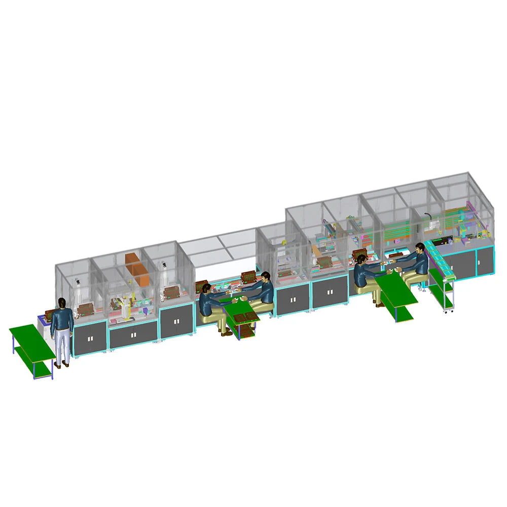 Advanced New Energy Lithium Battery PACK Automated Assembly Production Line System