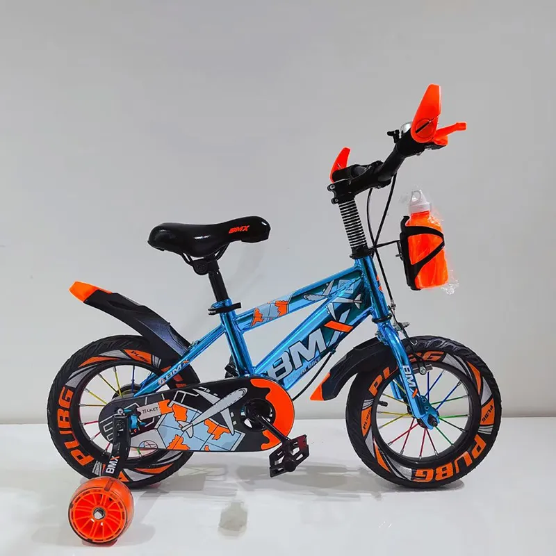 The best 12 /16/20 Inch Children's Bike for3 4 5 6 7 Years with Handbrake 、Mudguard、Kettle and stand 、PU flash wheel