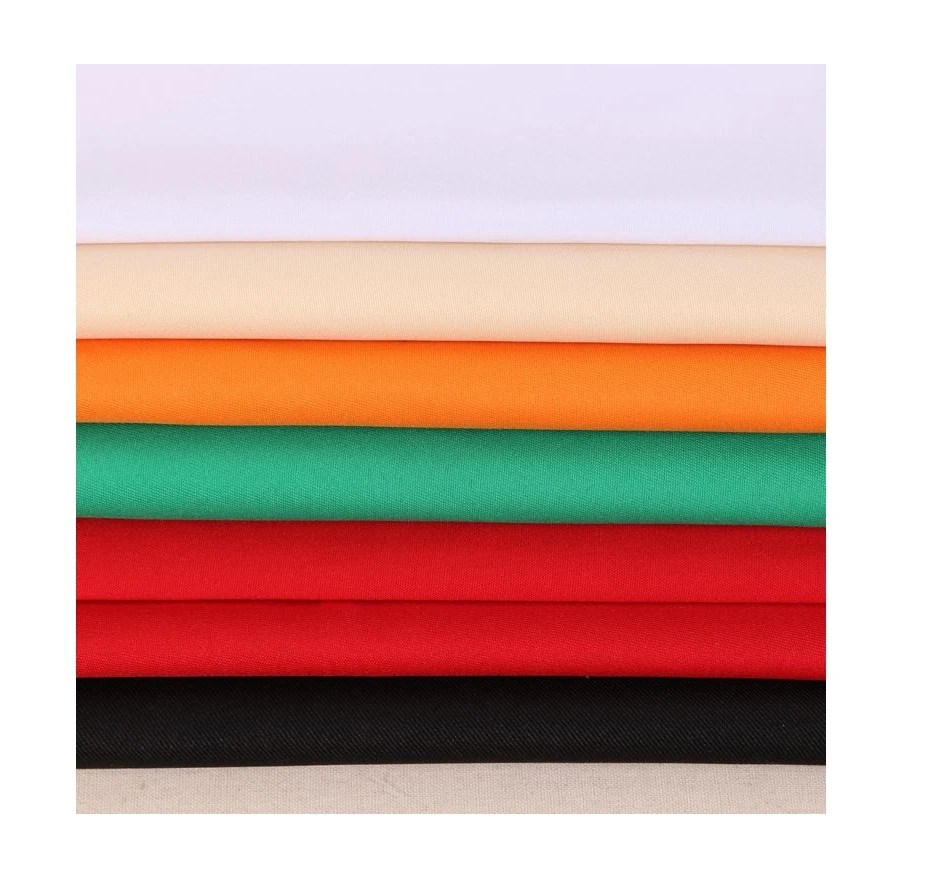 textile manufacturers Cheap100% Polyester300D fabric Greta Gabardine Fabric for work wear clothing