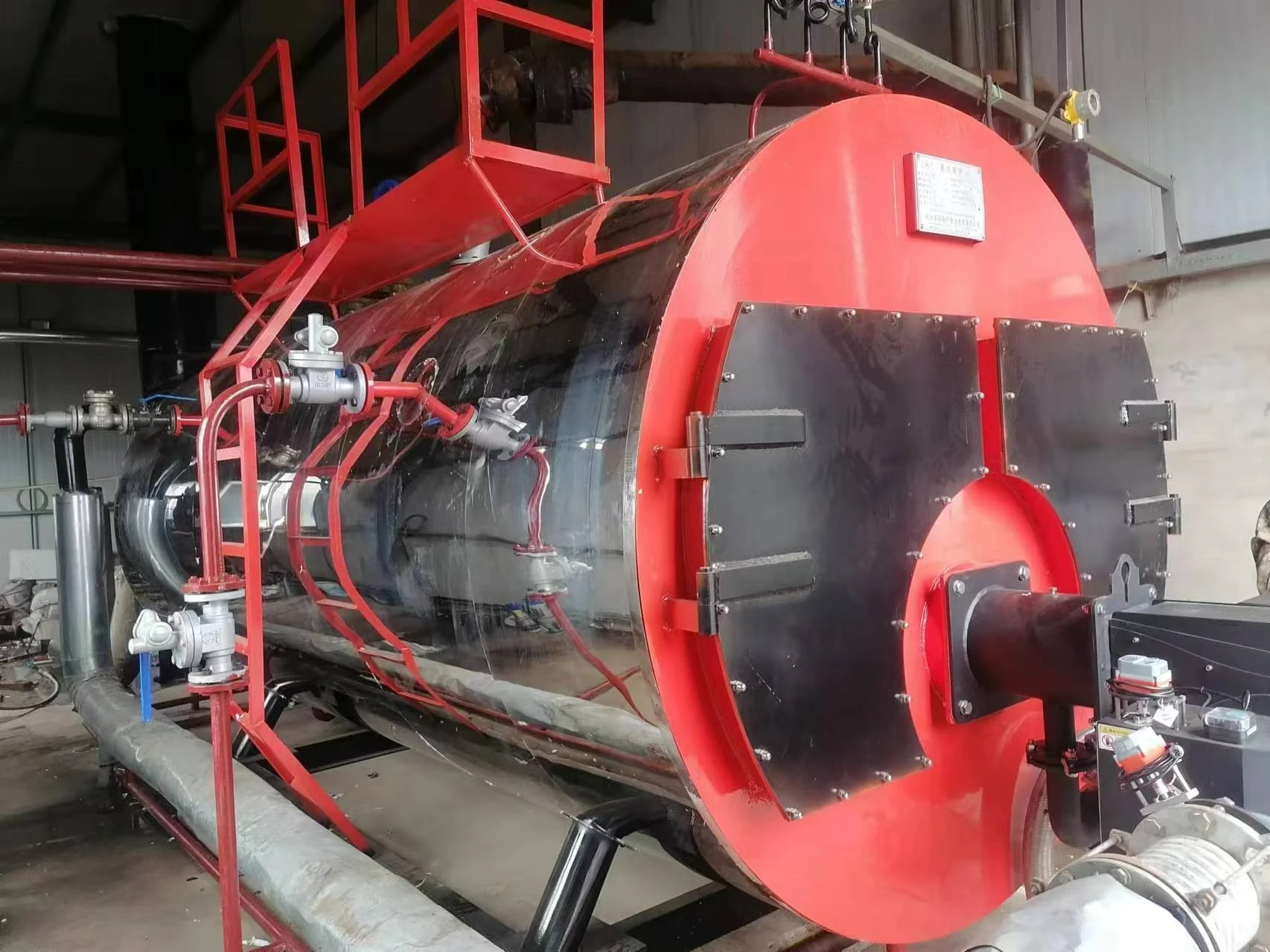 2T Gas Fired Steam Boiler For Brewing Industrial