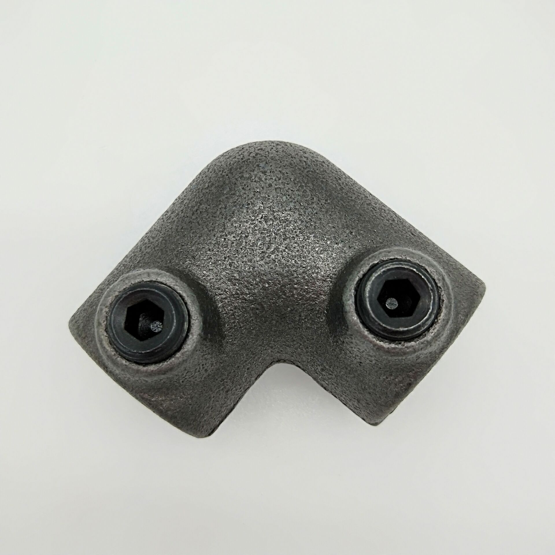 Black color Key Clamp Pipe Clamp 90 Degree Elbow 60.3mm