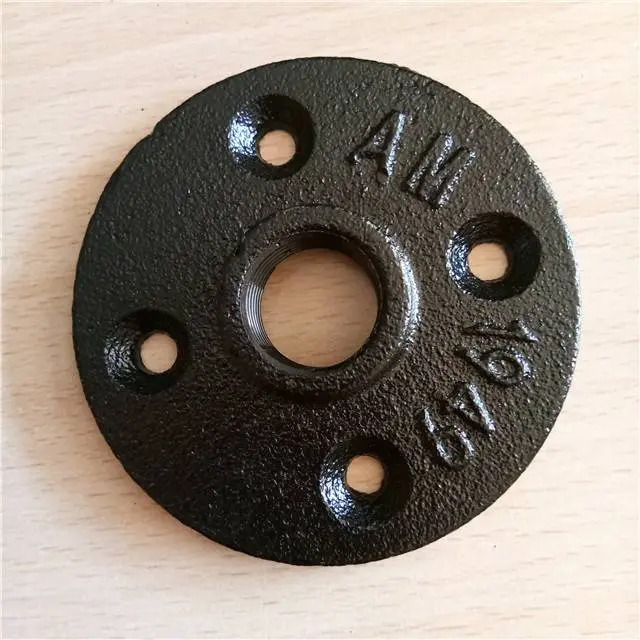 1/2 Malleable Iron Pipe Fittings Floor Flange 1/2