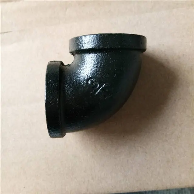 wrought malleable cast iron pipe fittings floor flange elbows used in home decoration