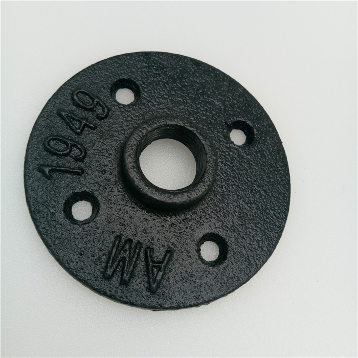 1/2 antique iron pipe floor flange for furniture