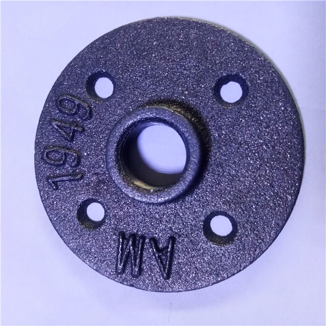 1/2&#039;&#039;-2&#039;&#039; Malleable cast iron pipe fitting/floor flange