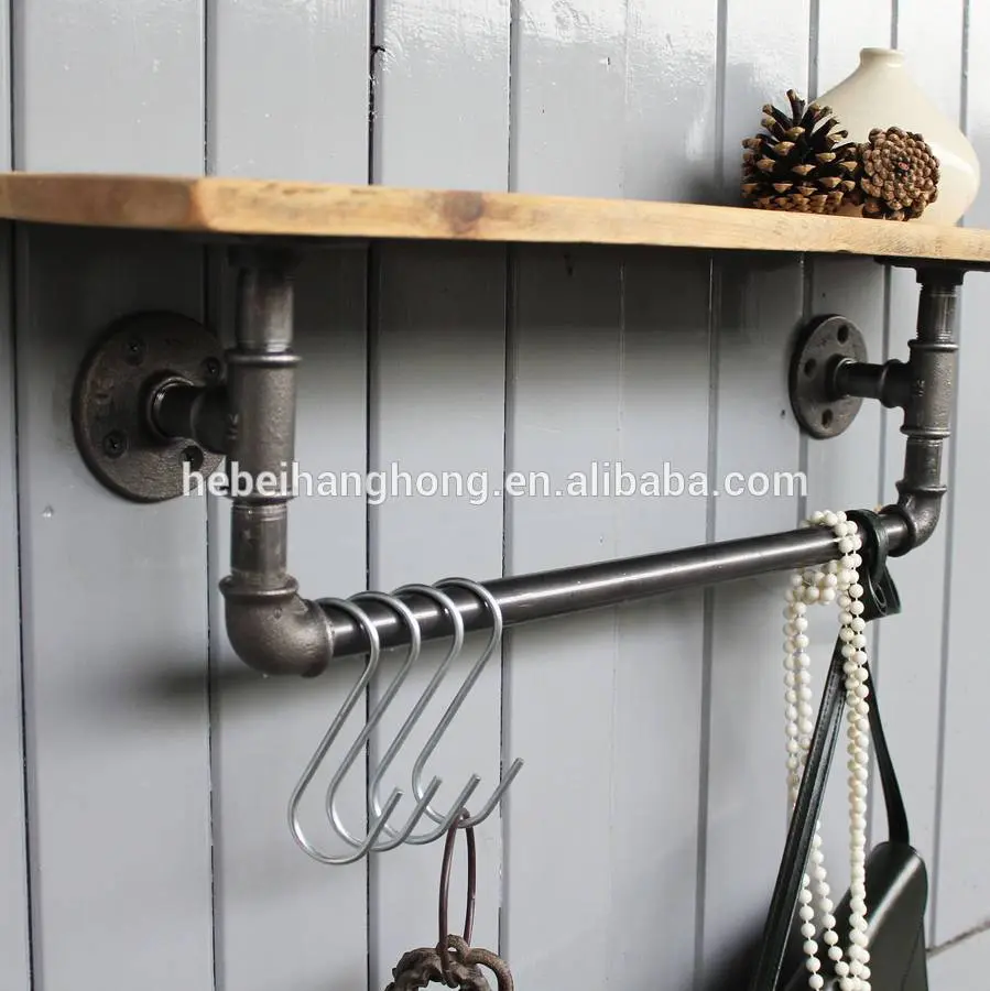 original black floor flange for pipe furniture