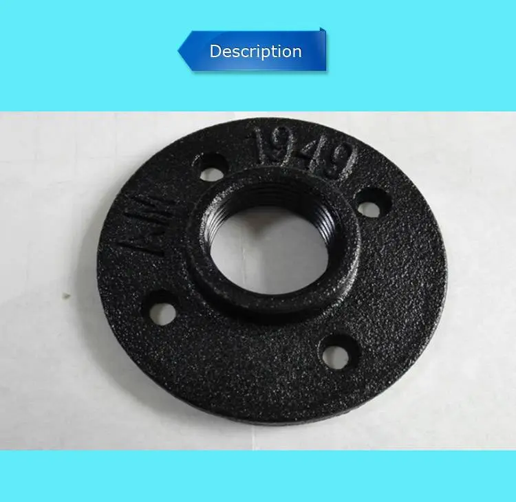 cast iron furniture fittings legs with3/4