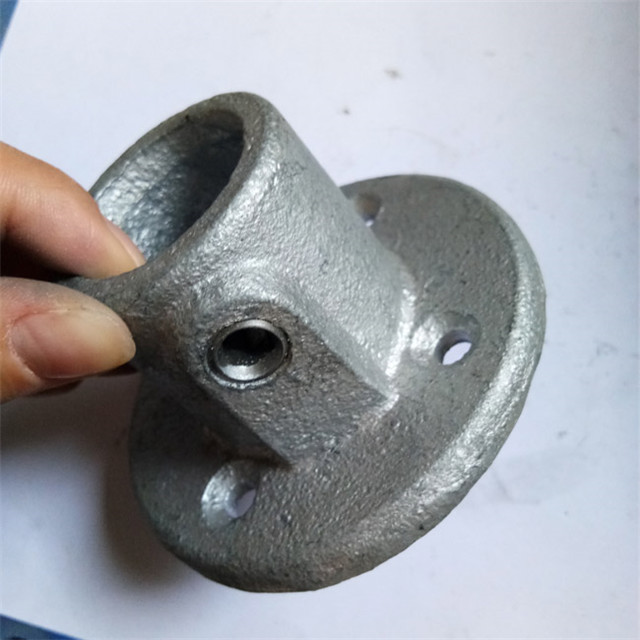 Galvanized key Clamp Pipe Clamp Wall Plate 26.9mm