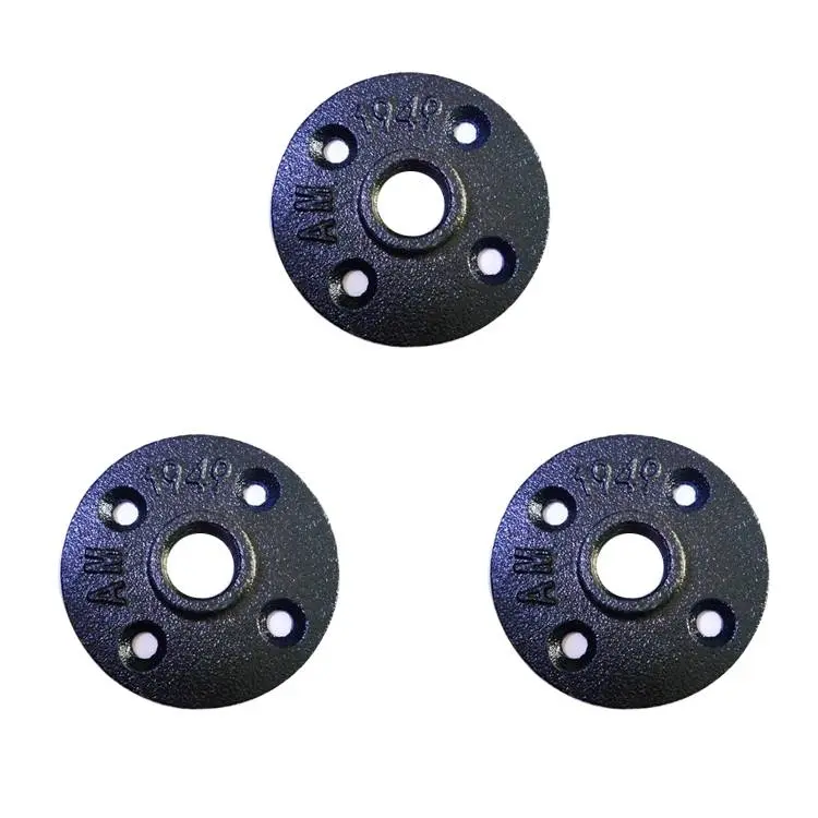 China factory Black Malleable Cast Iron Floor Flanges