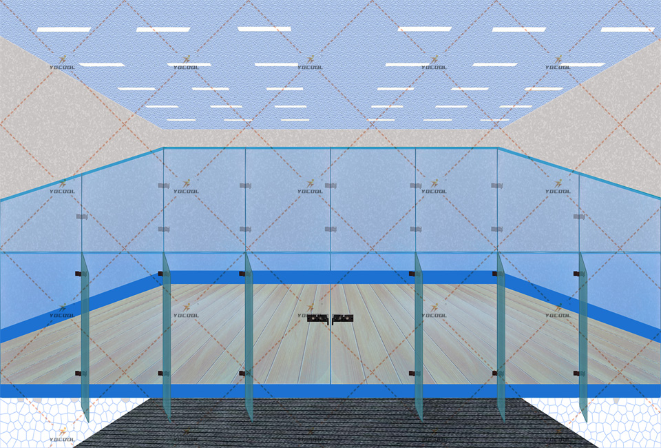 NO.1 All Glass Squash Court
