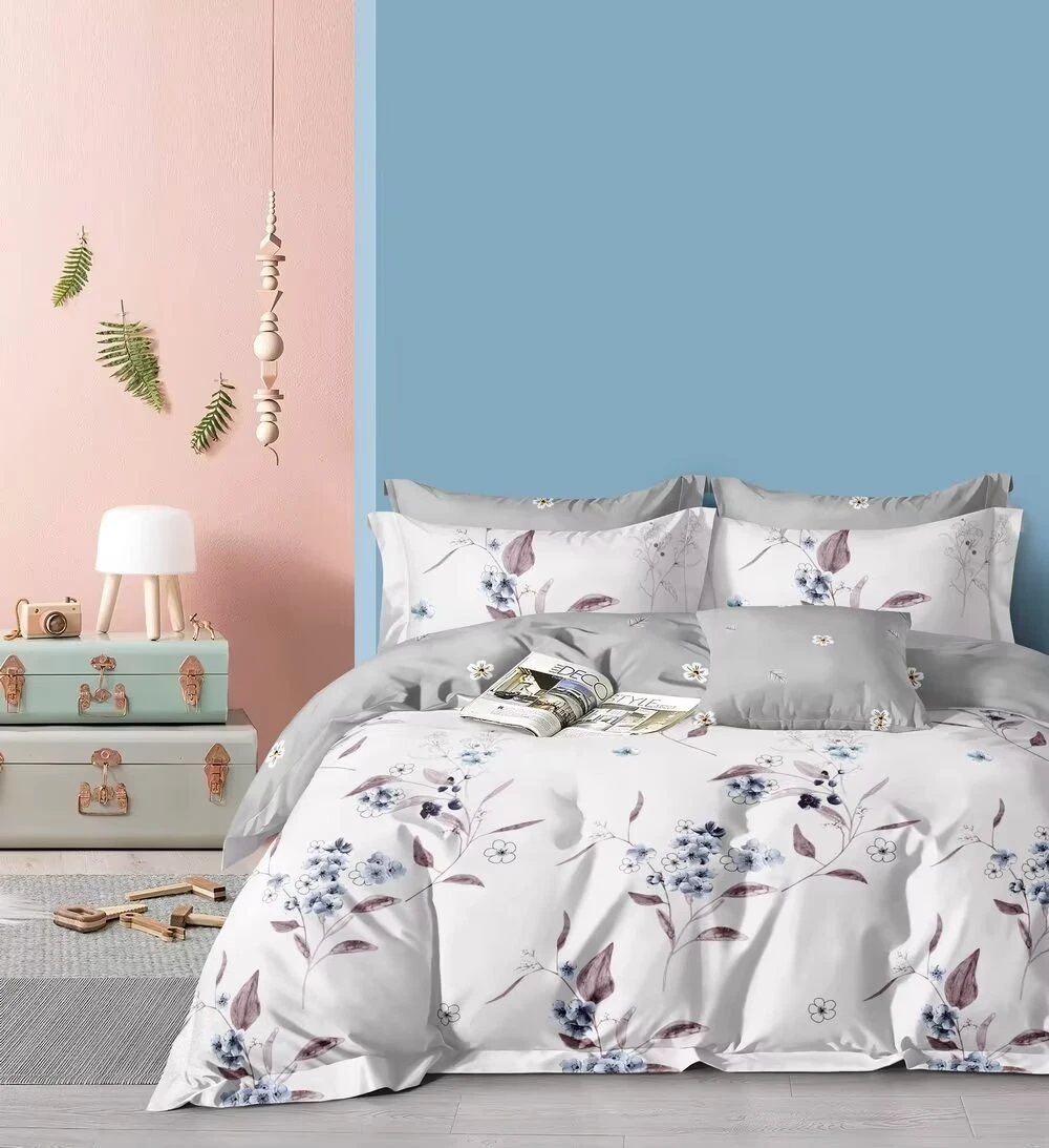 New printing designs 3pcs microfiber duvet cover set
