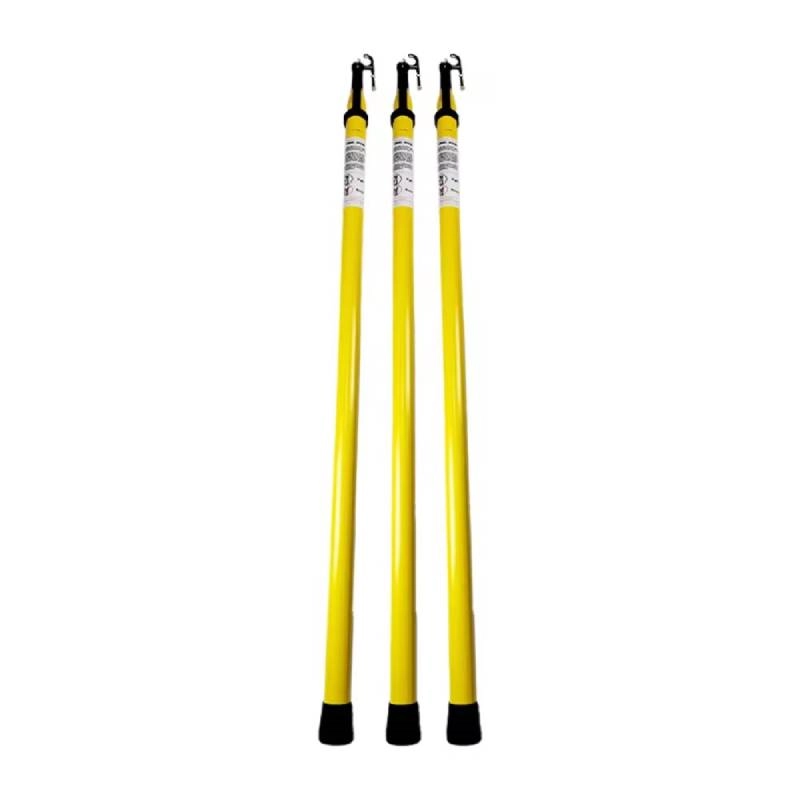 High Voltage Telescoping Triangle Hot Stick