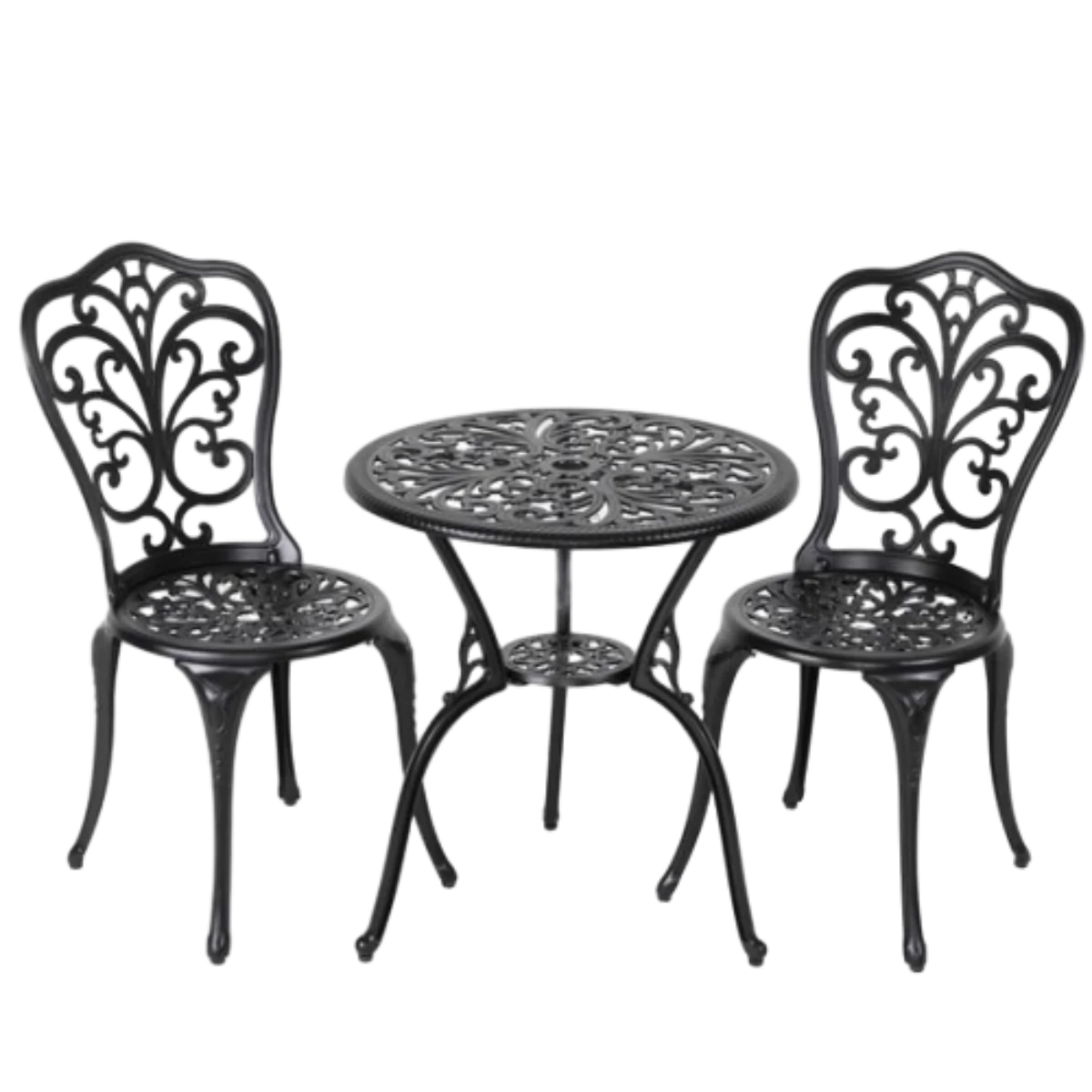 Cast Iron Chair And Tables