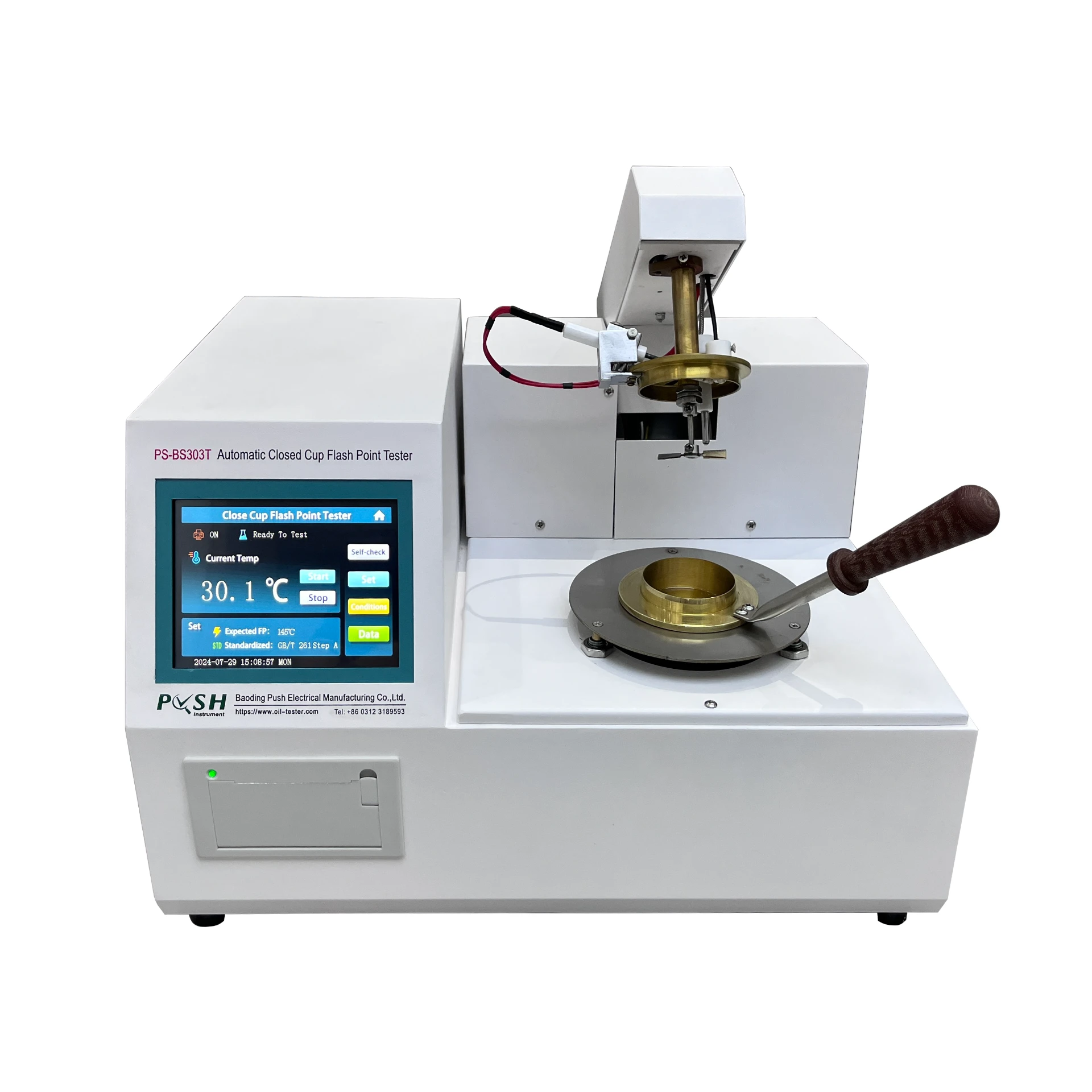 PUSH Electrical astm d93 close cup flash point tester