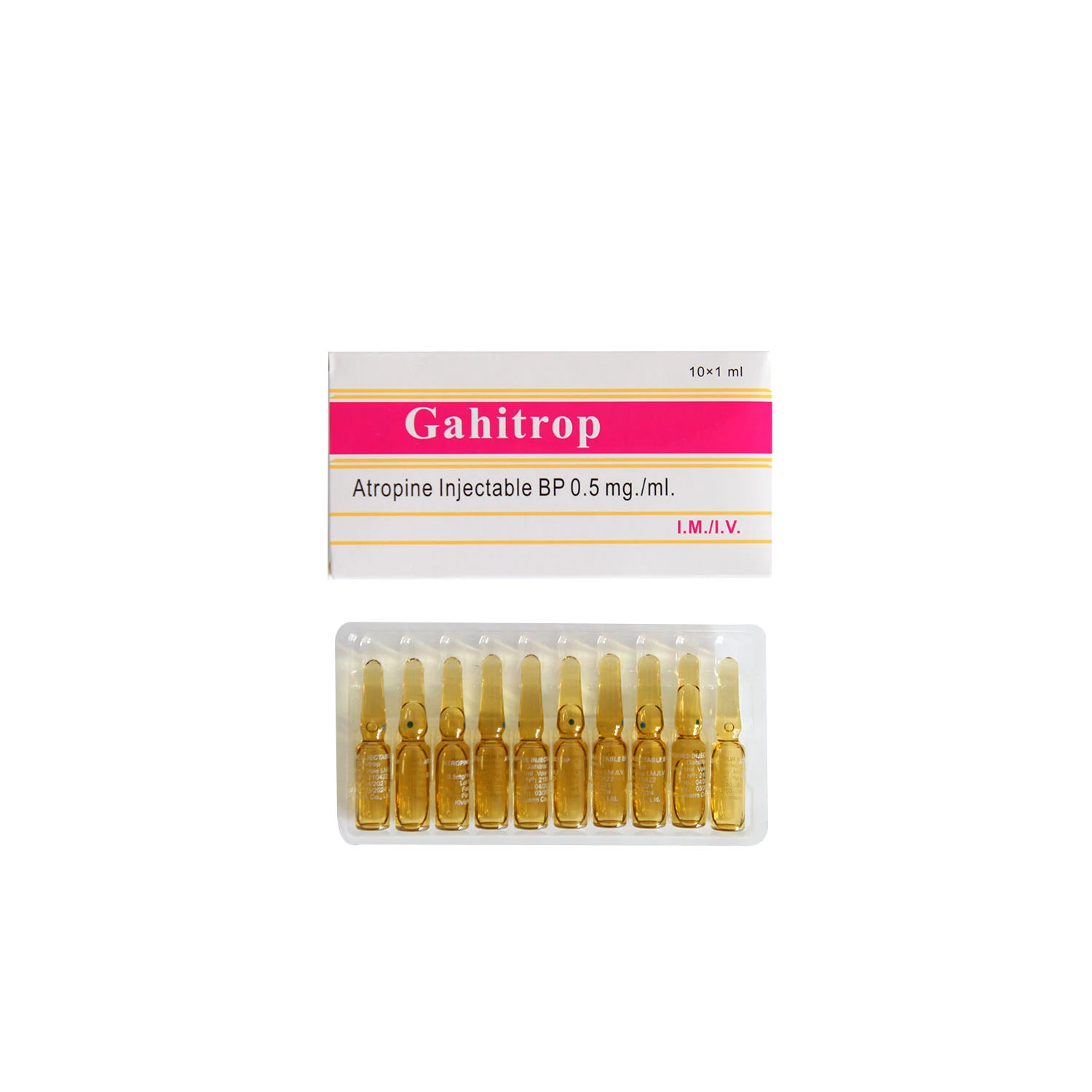 Atropine Injection BP 0.5mg/ml
