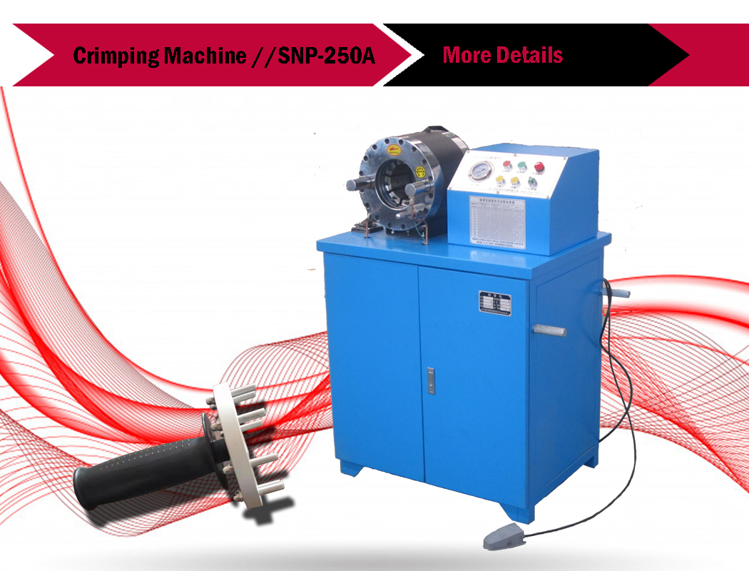 crimpatrice per tubi flessibili AC Hose crimping machine 250A-1