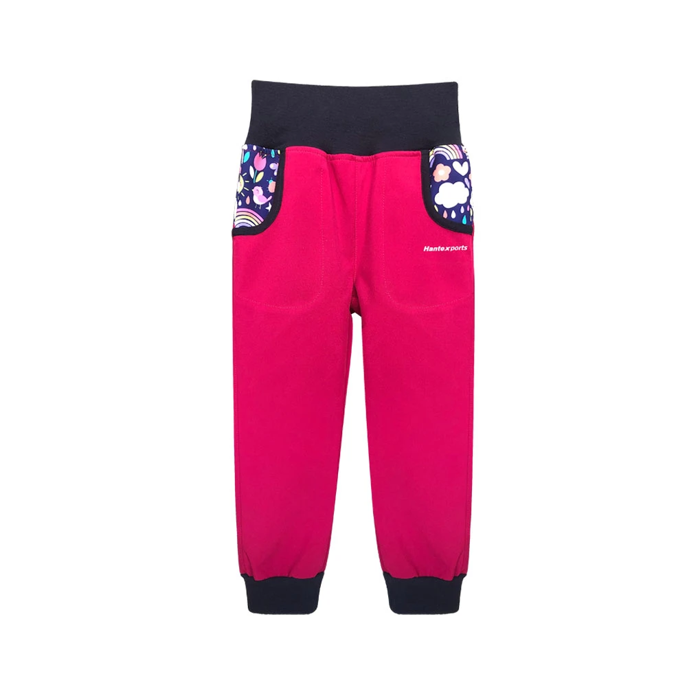 Girl High Waist Waterproof Softshell Pant