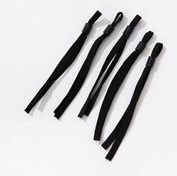 Adjustable Mask Sewing Elastic Band Cord with Buckle Stretchy Mask Earloop Lanyard Earmuff Rope DIY Making Supplies